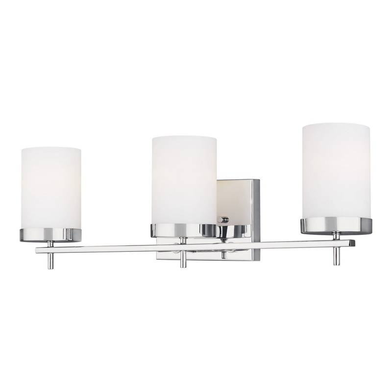 Visual Comfort Studio 4490303-05 Zire Three Light Wall / Bath, Chrome