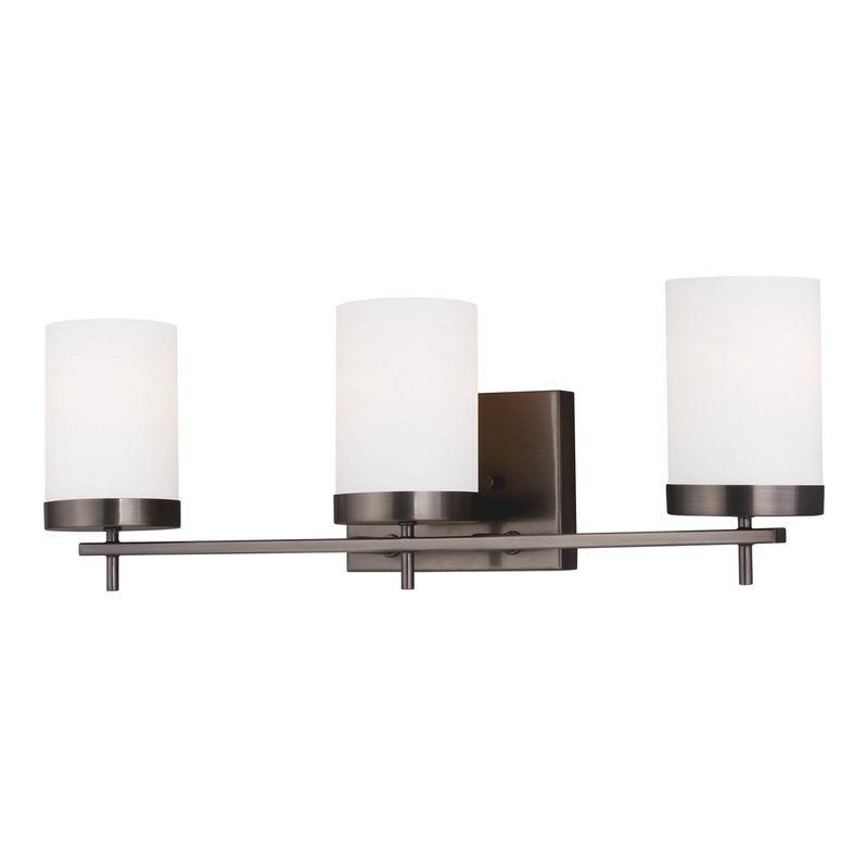 Visual Comfort Studio 4490303-778 Zire Three Light Wall / Bath, Brushed Oil Rubbed Bronze