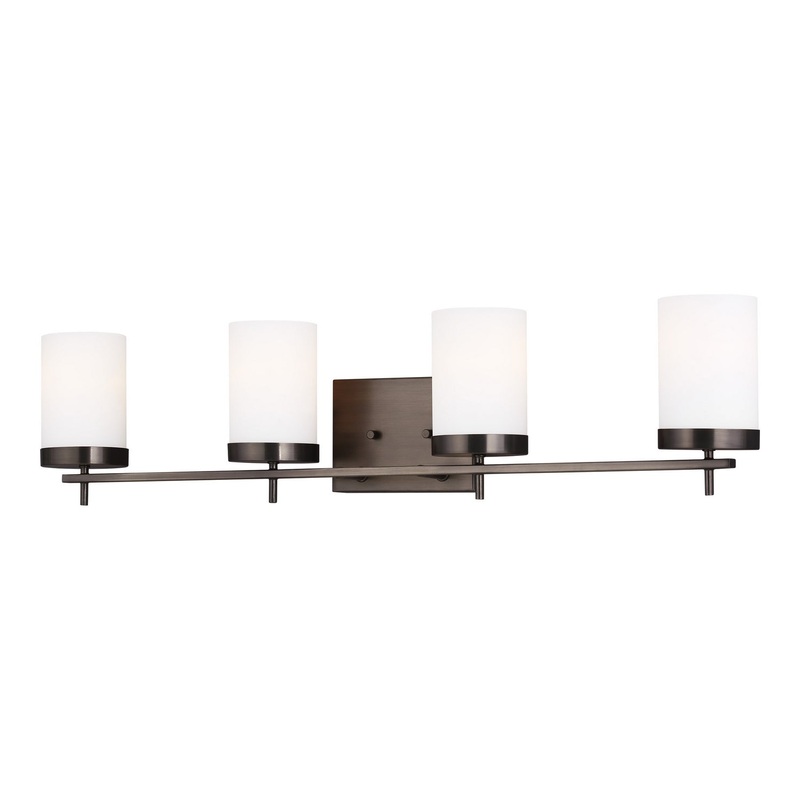 Visual Comfort Studio 4490304-778 Zire Four Light Wall / Bath, Brushed Oil Rubbed Bronze