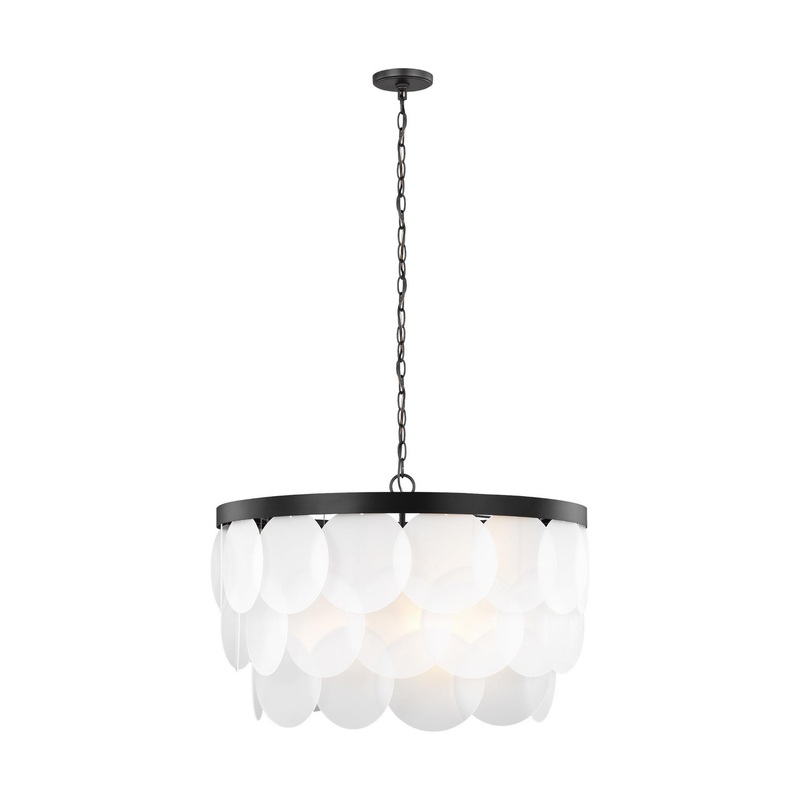 Visual Comfort Studio 5202508EN-112 Mellita Eight Light Pendant, Midnight Black