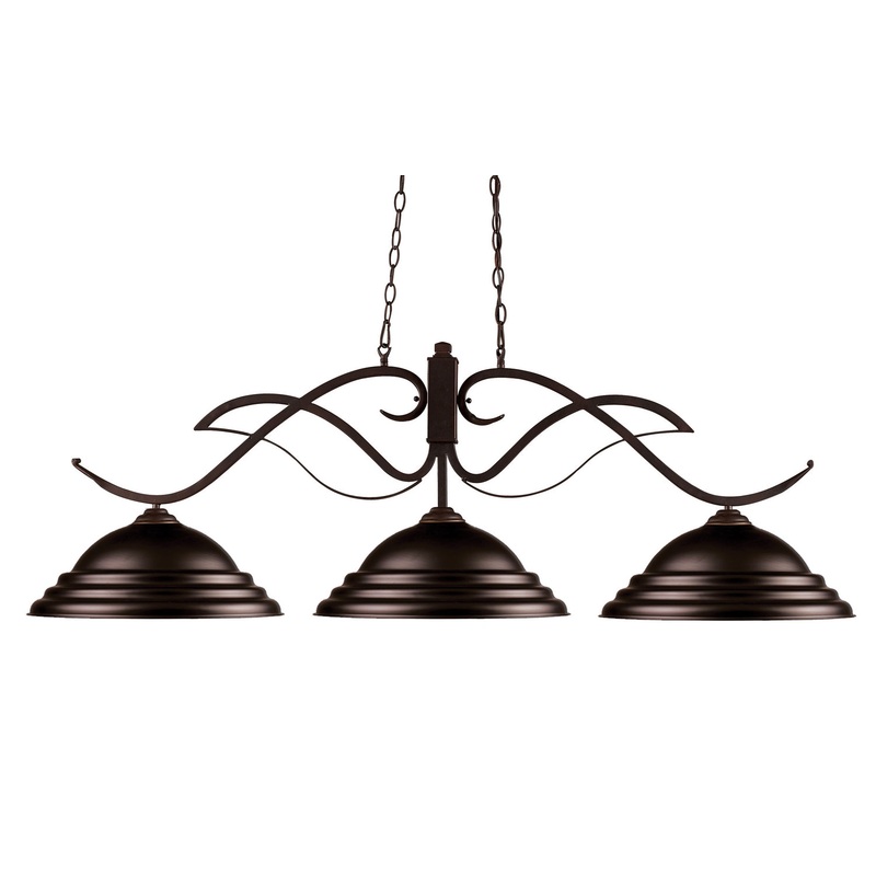 Z-Lite 126BRZ-SBRZ Phoenix Four Light Island Pendant, Bronze