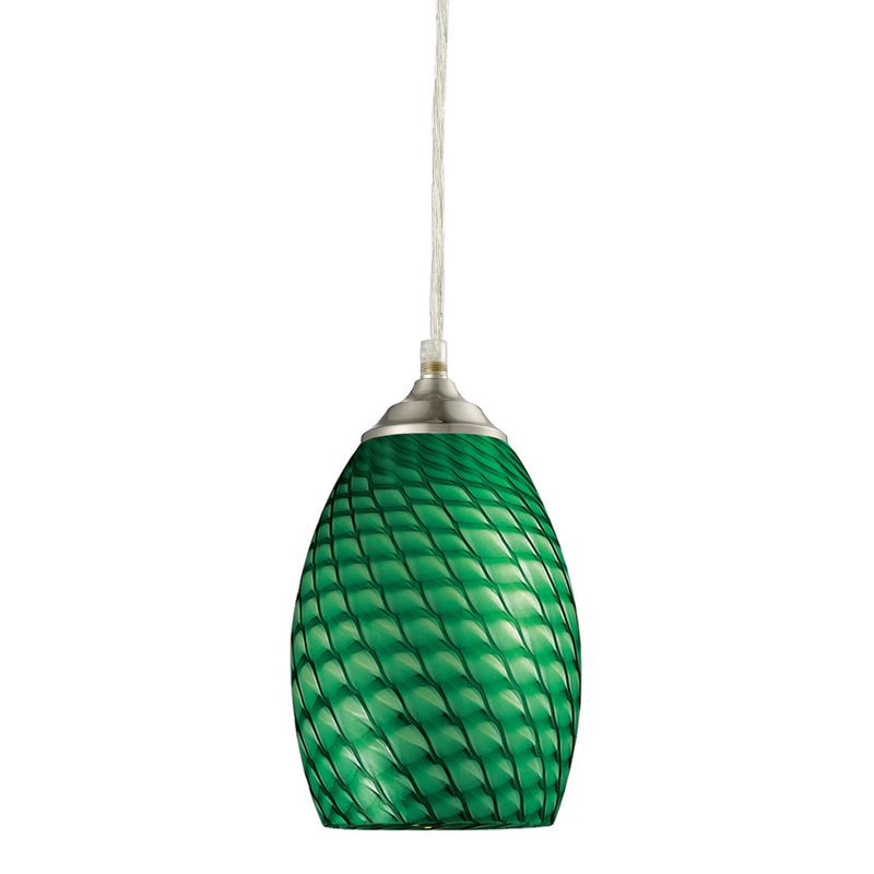 Z-Lite 131G-BN Jazz One Light Mini Pendant, Brushed Nickel
