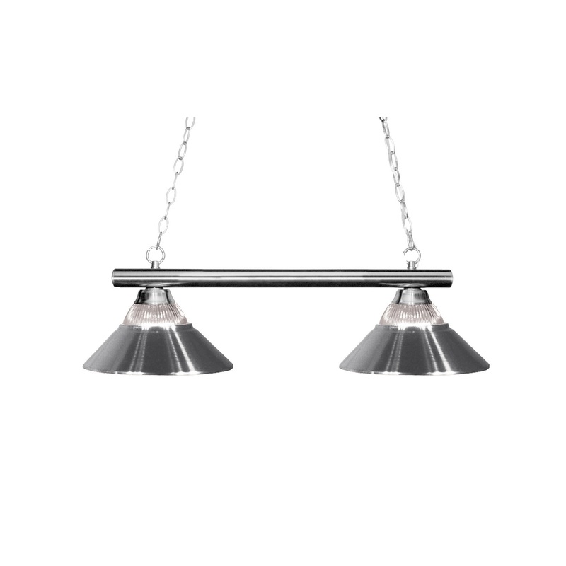 Z-Lite 155-2CH-RCH Sharp Shooter Two Light Island Pendant, Chrome
