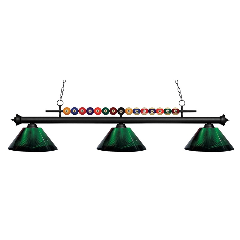 Z-Lite 170MB-ARG Shark Three Light Island Pendant, Matte Black