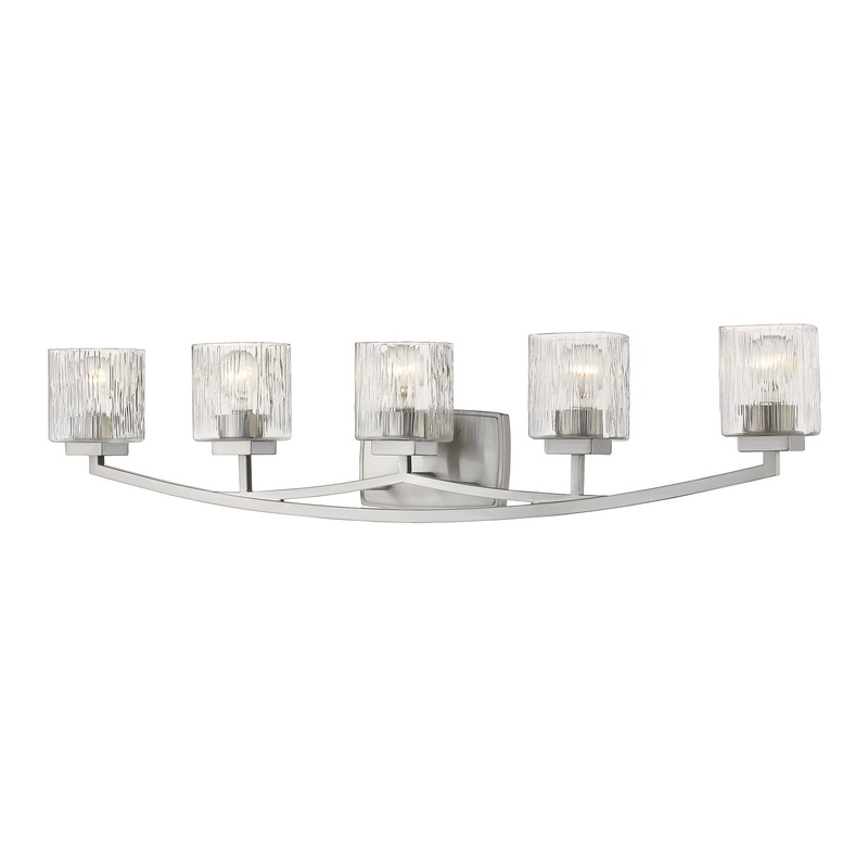 Z-Lite 1929-5V-BN Zaid Five Light Vanity, Brushed Nickel