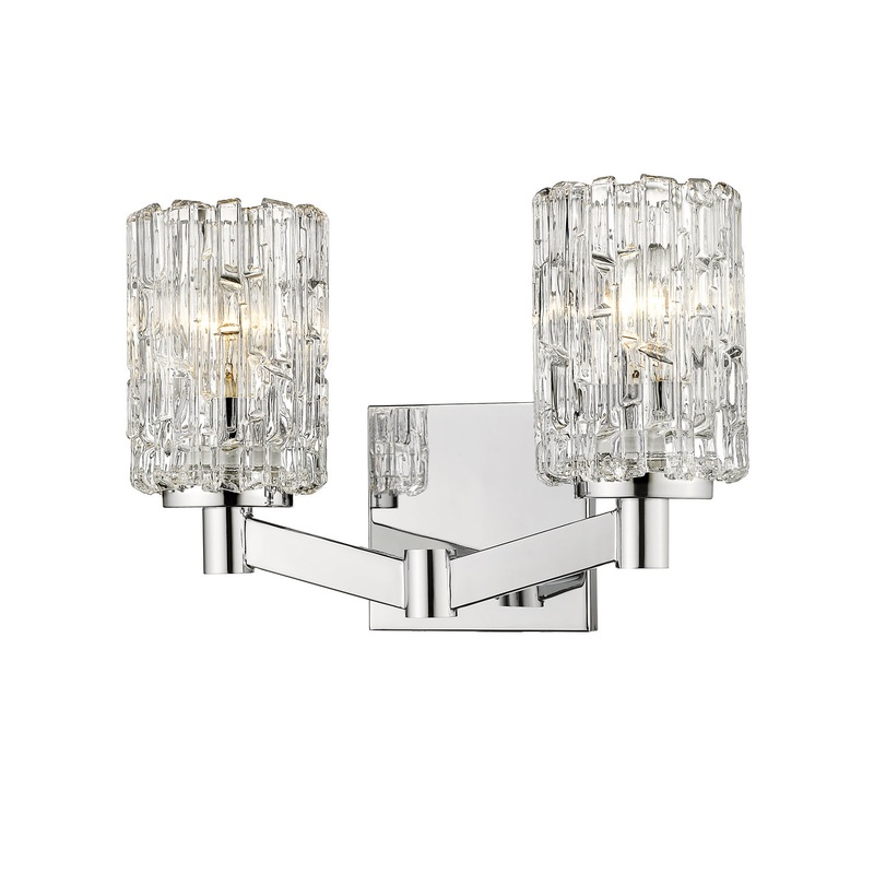 Z-Lite 1931-2V-CH Aubrey Two Light Vanity, Chrome