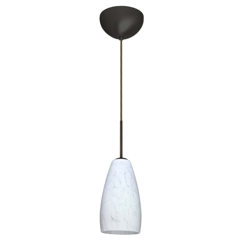 Besa 1BC-150919-BR Besa Chrissy Pendant One Light Pendant Bronze