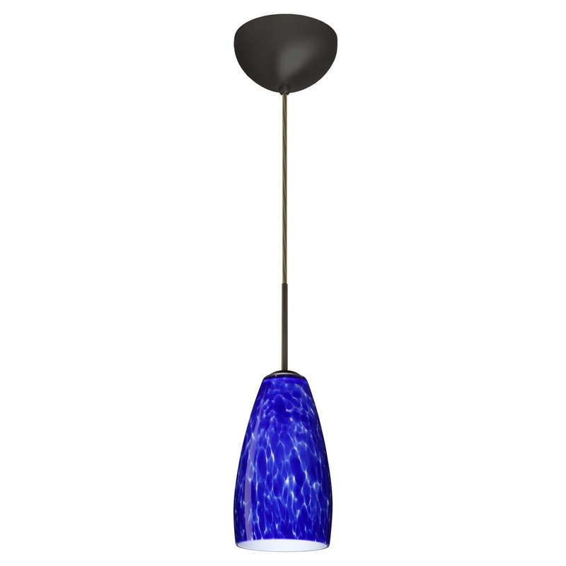 Besa 1BC-150986-BR Besa Chrissy Pendant One Light Pendant Bronze