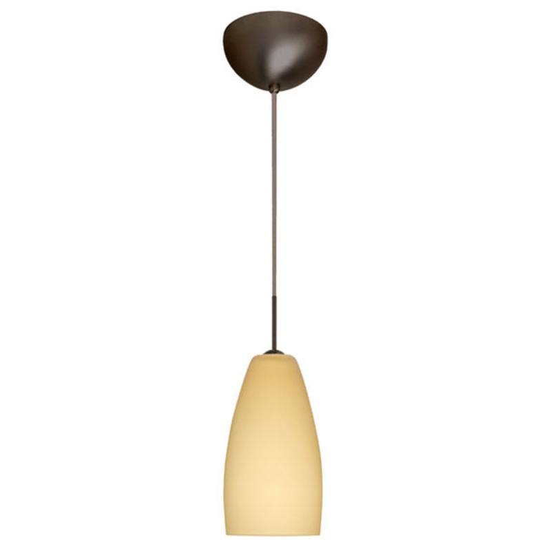 Besa 1BC-1509VM-BR Chrissy One Light Pendant Bronze