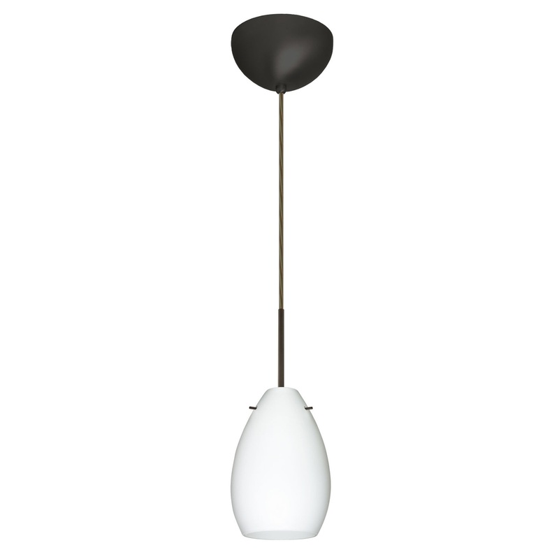 Besa 1BC-171307-HAL-BR Pera One Light Pendant Bronze (Discontinued)