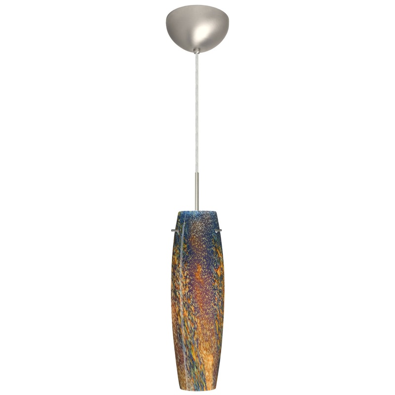 Besa 1BC-4121CE-SN Tu Tu One Light Pendant Satin Nickel (Discontinued)