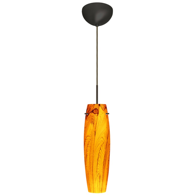 Besa 1BC-4121HB-HAL-BR Tu Tu One Light Pendant Bronze