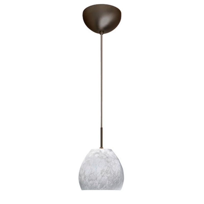 Besa 1BC-412219-BR Bolla One Light Pendant Bronze