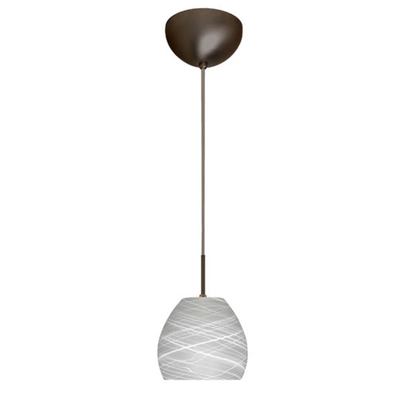 Besa 1BC-412260-BR Bolla One Light Pendant Bronze