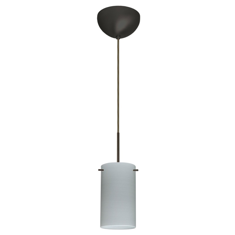Besa 1BC-4404KR-BR Stilo One Light Pendant Bronze