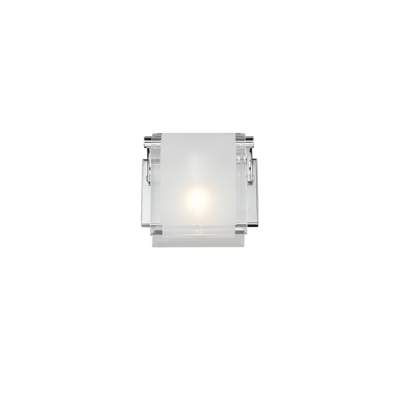 Z-Lite 169-1S Zephyr One Light Wall Sconce, Chrome
