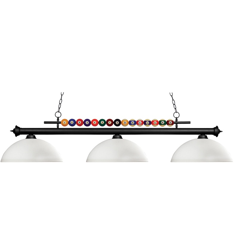 Z-Lite 170MB-DMO14 Shark Three Light Island Pendant, Matte Black