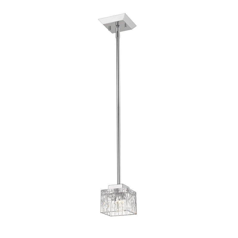 Z-Lite 1927MP-CH-LED Rubicon LED Mini Pendant, Chrome