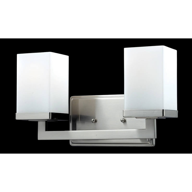Z-Lite 1900-2V Tidal Two Light Vanity, Brushed Nickel