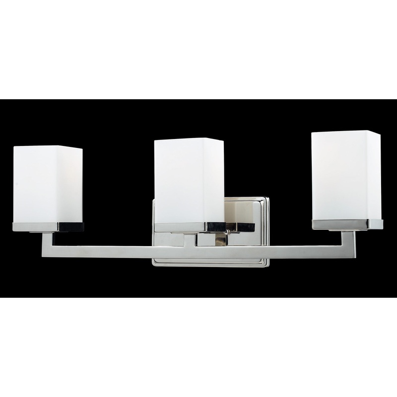Z-Lite 1901-3V Tidal Three Light Vanity, Chrome