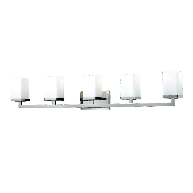 Z-Lite 1901-5V Tidal Five Light Vanity, Chrome