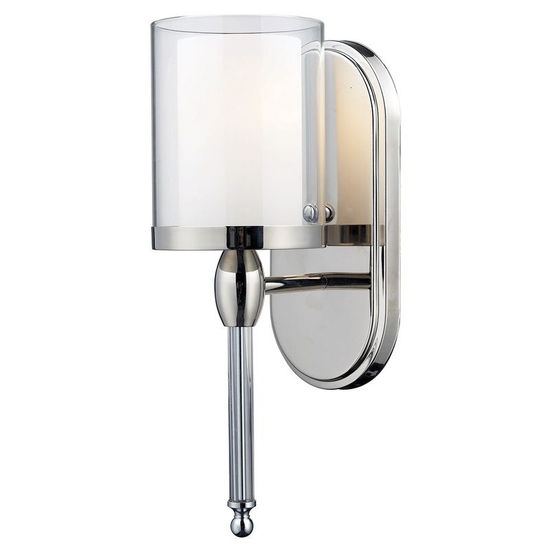 Z-Lite 1908-1S Argenta One Light Wall Sconce, Chrome
