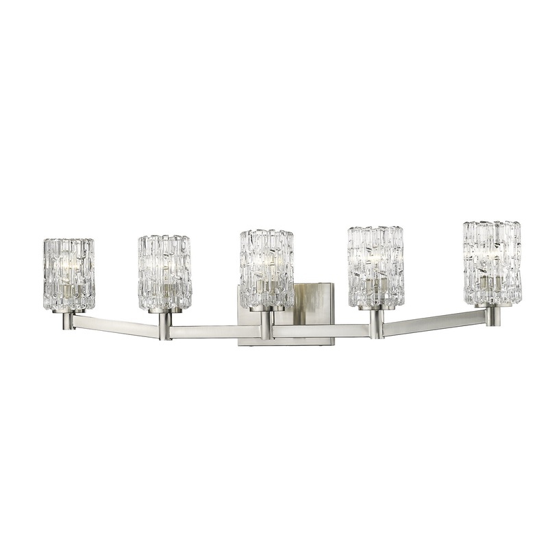 Z-Lite 1931-5V-BN Aubrey Five Light Vanity, Brushed Nickel