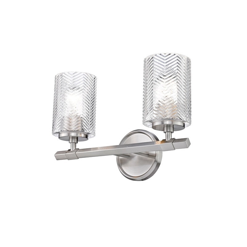 Z-Lite 1934-2V-BN Dover Street Two Light Vanity, Brushed Nickel
