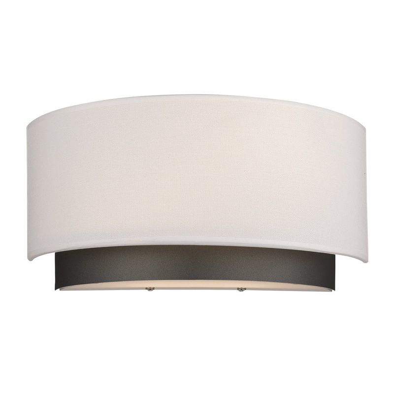Z-Lite 196-2S Jade Two Light Wall Sconce, Factory Bronze