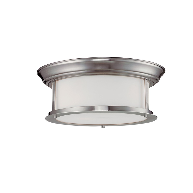 Z-Lite 2002F13-BN Sonna Two Light Flush Mount, Brushed Nickel