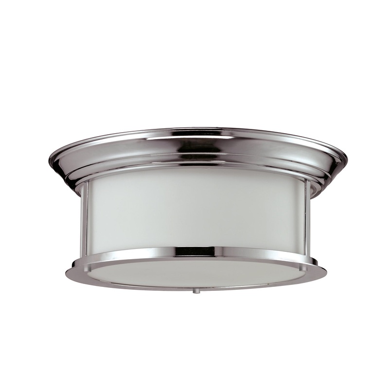 Z-Lite 2003F16-CH Sonna Three Light Flush Mount, Chrome