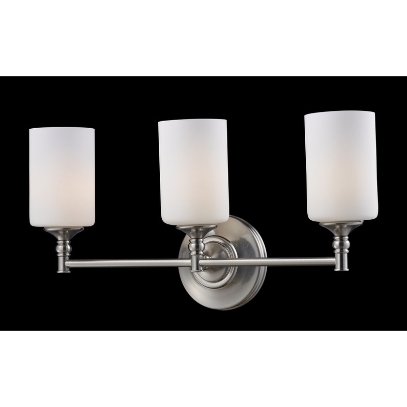 Z-Lite 2102-3V Cannondale Three Light Vanity, Brushed Nickel
