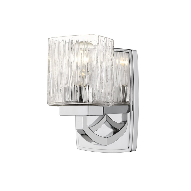 Z-Lite 1929-1S-CH Zaid One Light Wall Sconce, Chrome