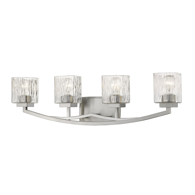 Z-Lite 1929-4V-BN Zaid Four Light Vanity, Brushed Nickel