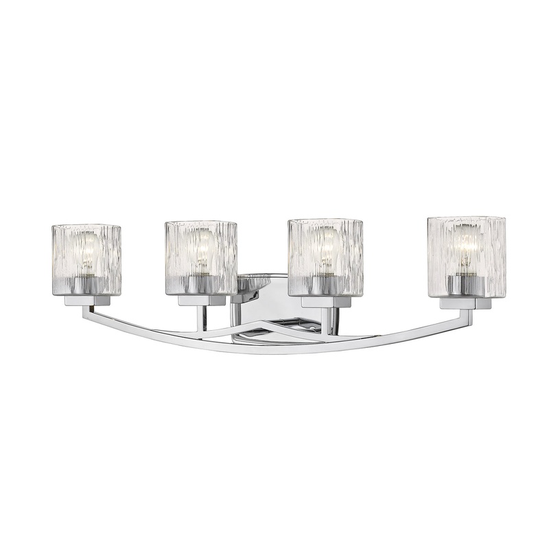 Z-Lite 1929-4V-CH Zaid Four Light Vanity, Chrome