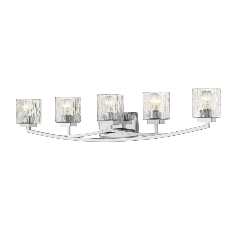Z-Lite 1929-5V-CH Zaid Five Light Vanity, Chrome