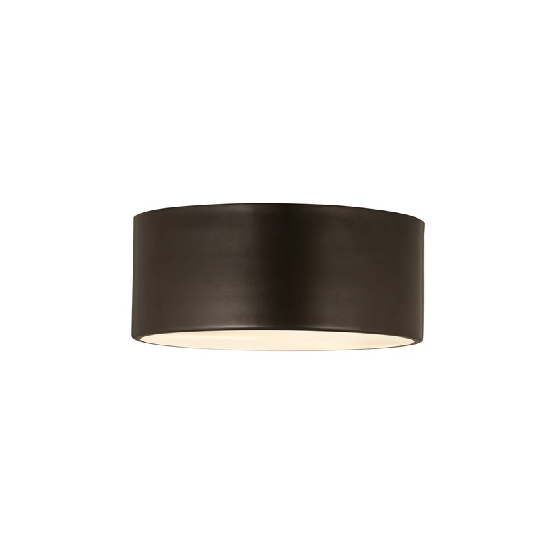 Z-Lite 2302F2-BRZ Harley Two Light Flush Mount, Bronze