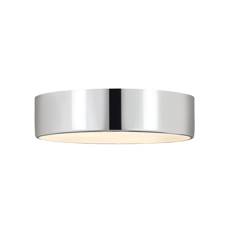 Z-Lite 2302F4-CH Harley Four Light Flush Mount, Chrome