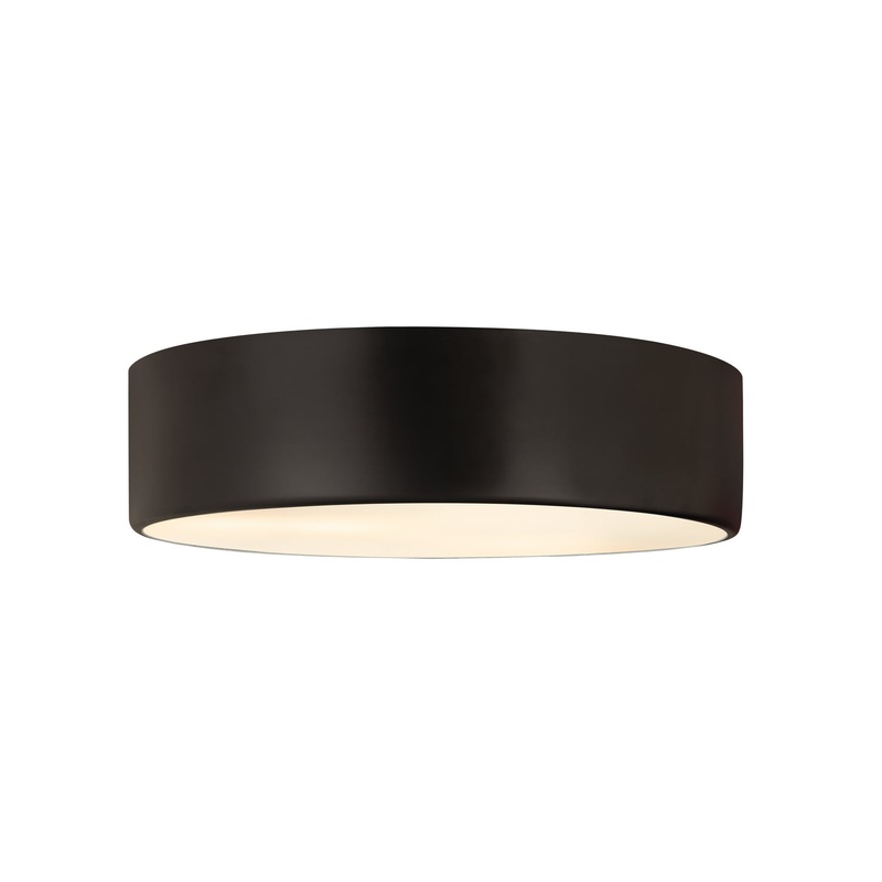 Z-Lite 2302F4-MB Harley Four Light Flush Mount, Matte Black
