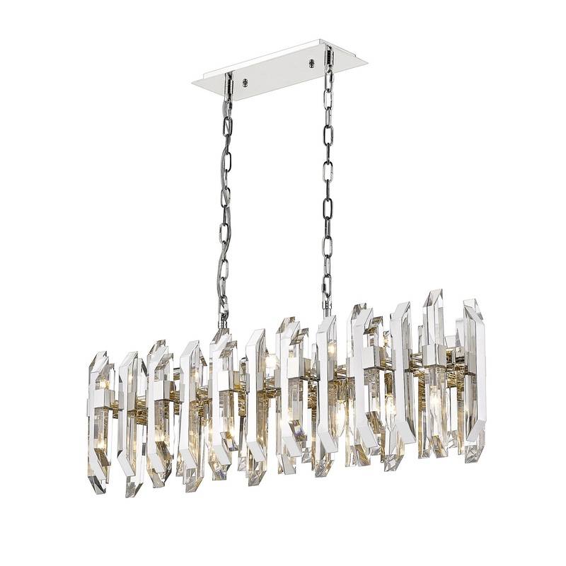 Z-Lite 4006-11L-PN Bova 11 Light Chandelier, Polished Nickel