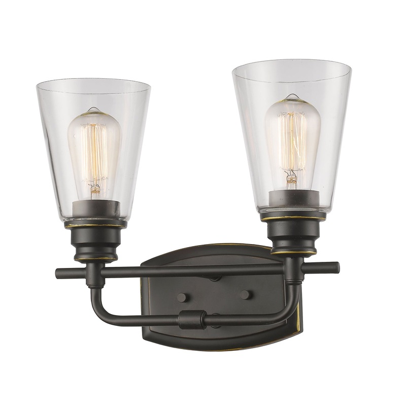 Z-Lite 428-2V-OB Annora Two Light Vanity, Olde Bronze
