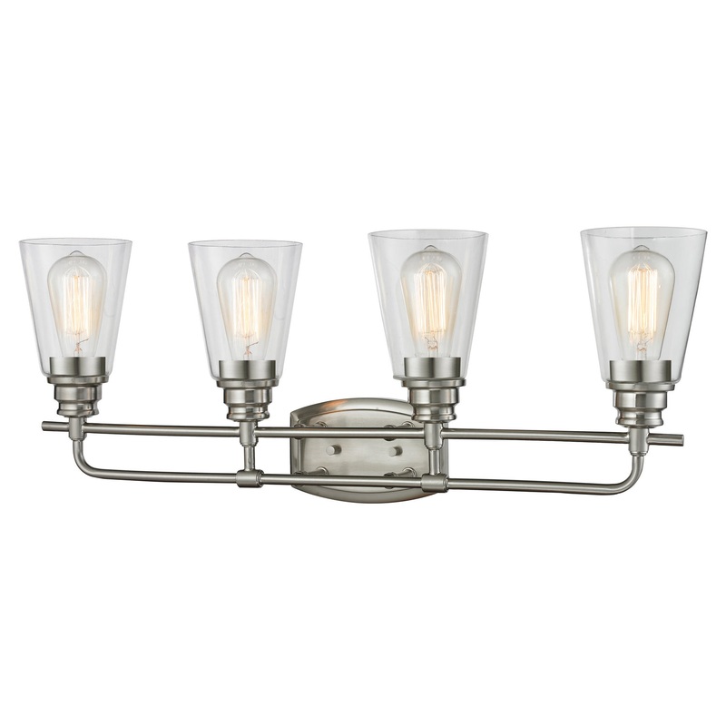 Z-Lite 428-4V-BN Annora Four Light Vanity, Brushed Nickel