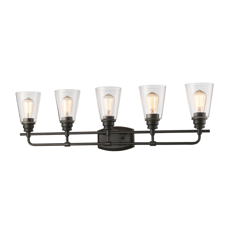 Z-Lite 428-5V-OB Annora Five Light Vanity, Olde Bronze
