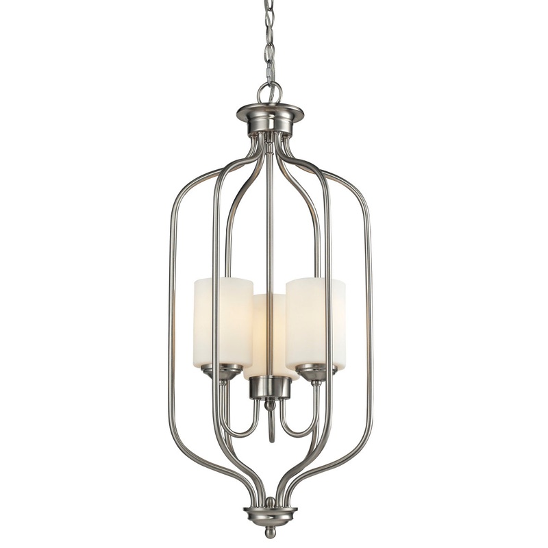 Z-Lite 434-31-BN Cardinal Three Light Pendant, Brushed Nickel