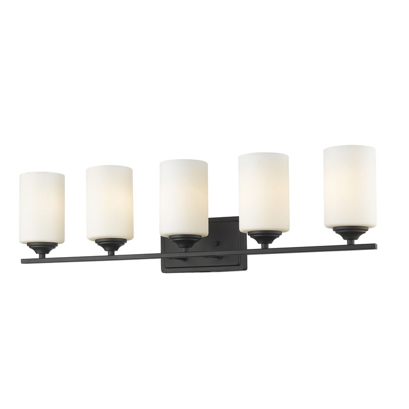 Z-Lite 435-5V-BRZ Bordeaux Five Light Vanity, Bronze