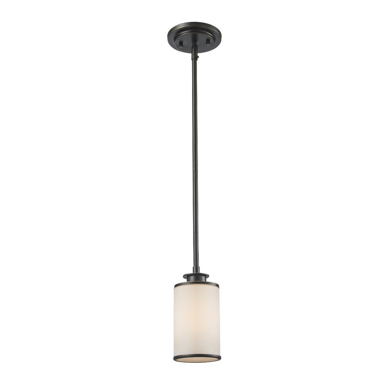 Z-Lite 413MP Savannah One Light Mini Pendant, Olde Bronze