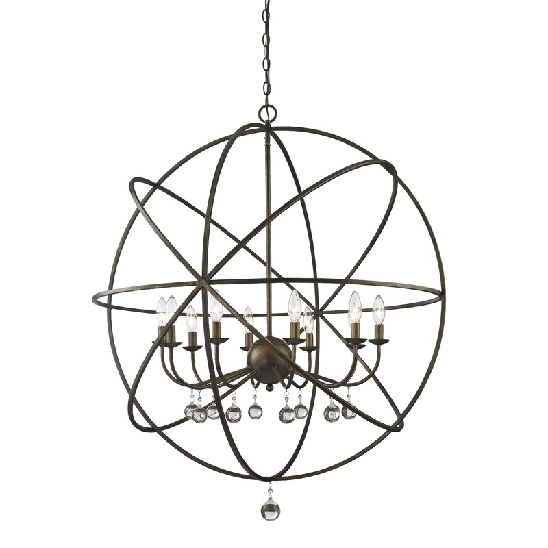 Z-Lite 416-36 Acadia Ten Light Pendant, Golden Bronze