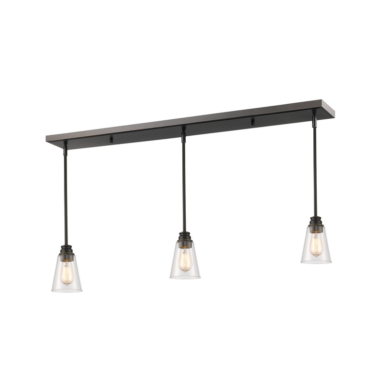 Z-Lite 428MP-3OB Annora Three Light Island Pendant, Olde Bronze