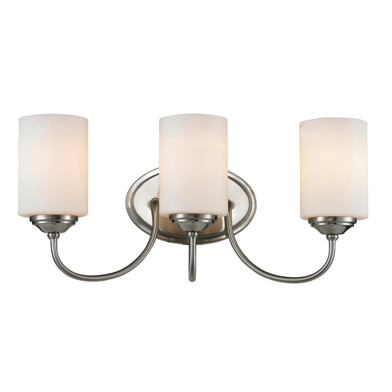 Z-Lite 434-3V-BN Cardinal Three Light Vanity, Brushed Nickel