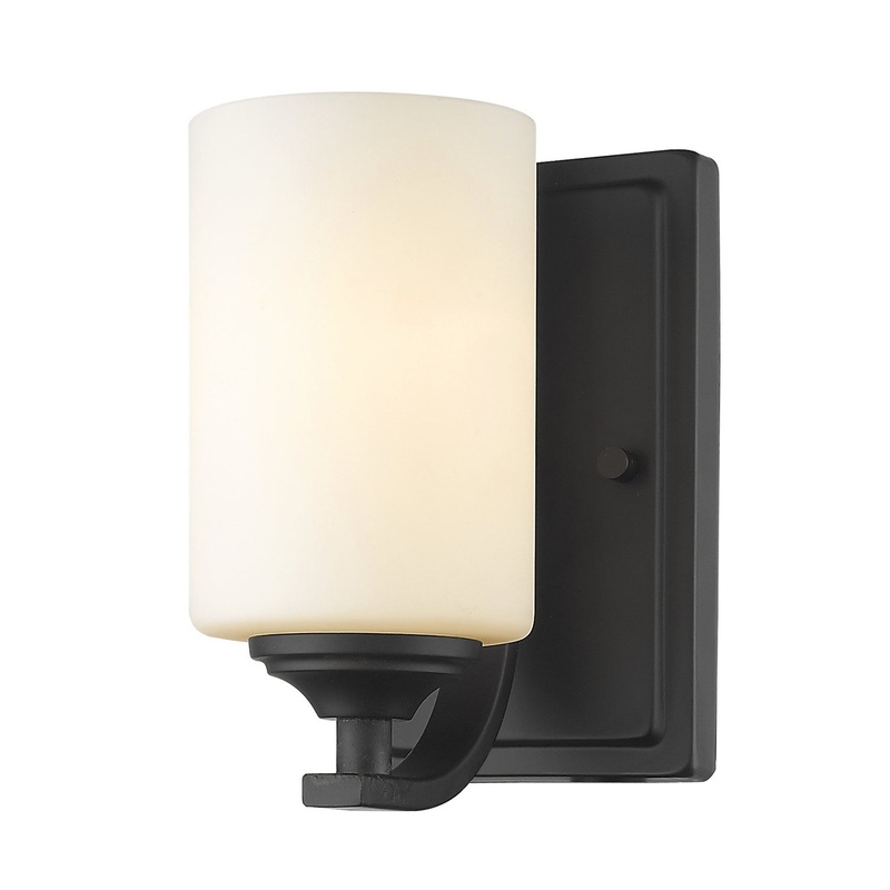 Z-Lite 435-1S-BRZ Bordeaux One Light Wall Sconce, Bronze